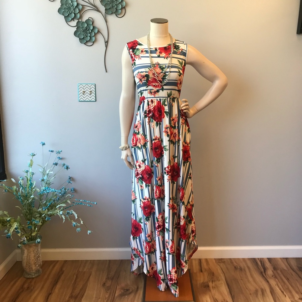 Floral maxi dress